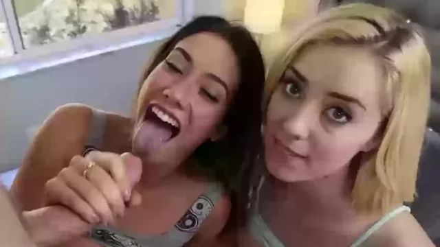 Ева Ловия и Хейли Рид обмениваются спермой